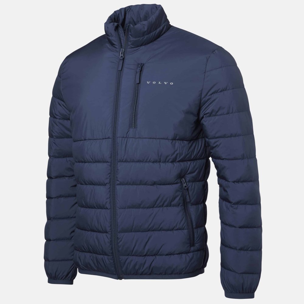 Volvo Word Mark - Miesten Kevyt Takki - Navy, Musta - Image 2