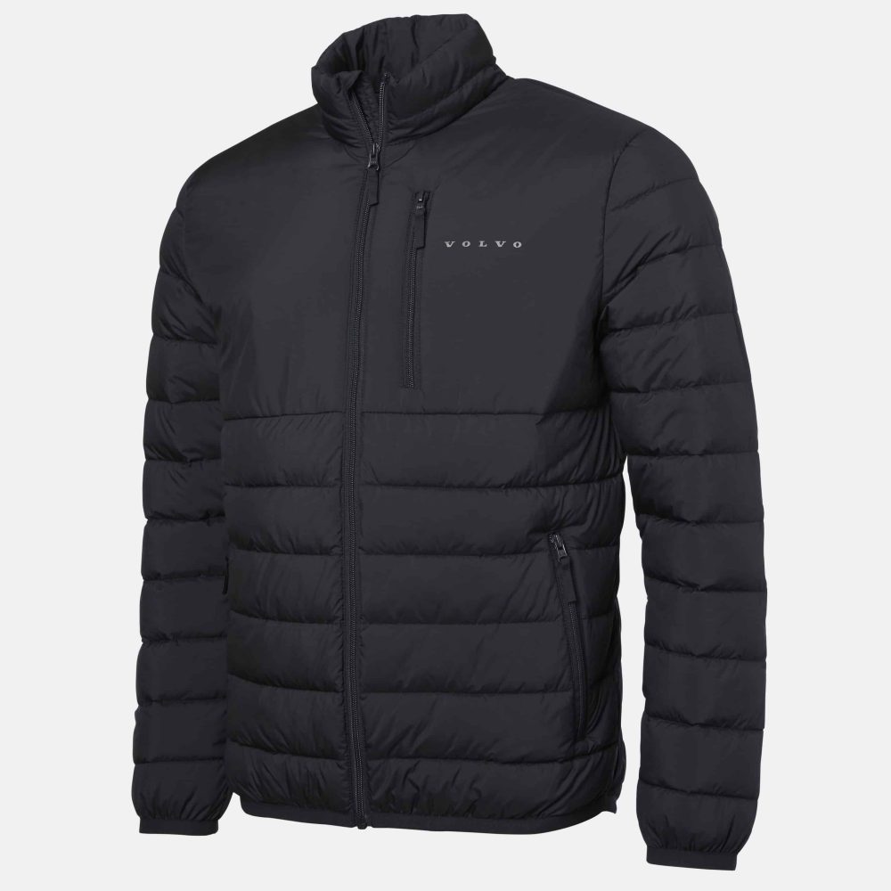 Volvo Word Mark - Miesten Kevyt Takki - Navy, Musta