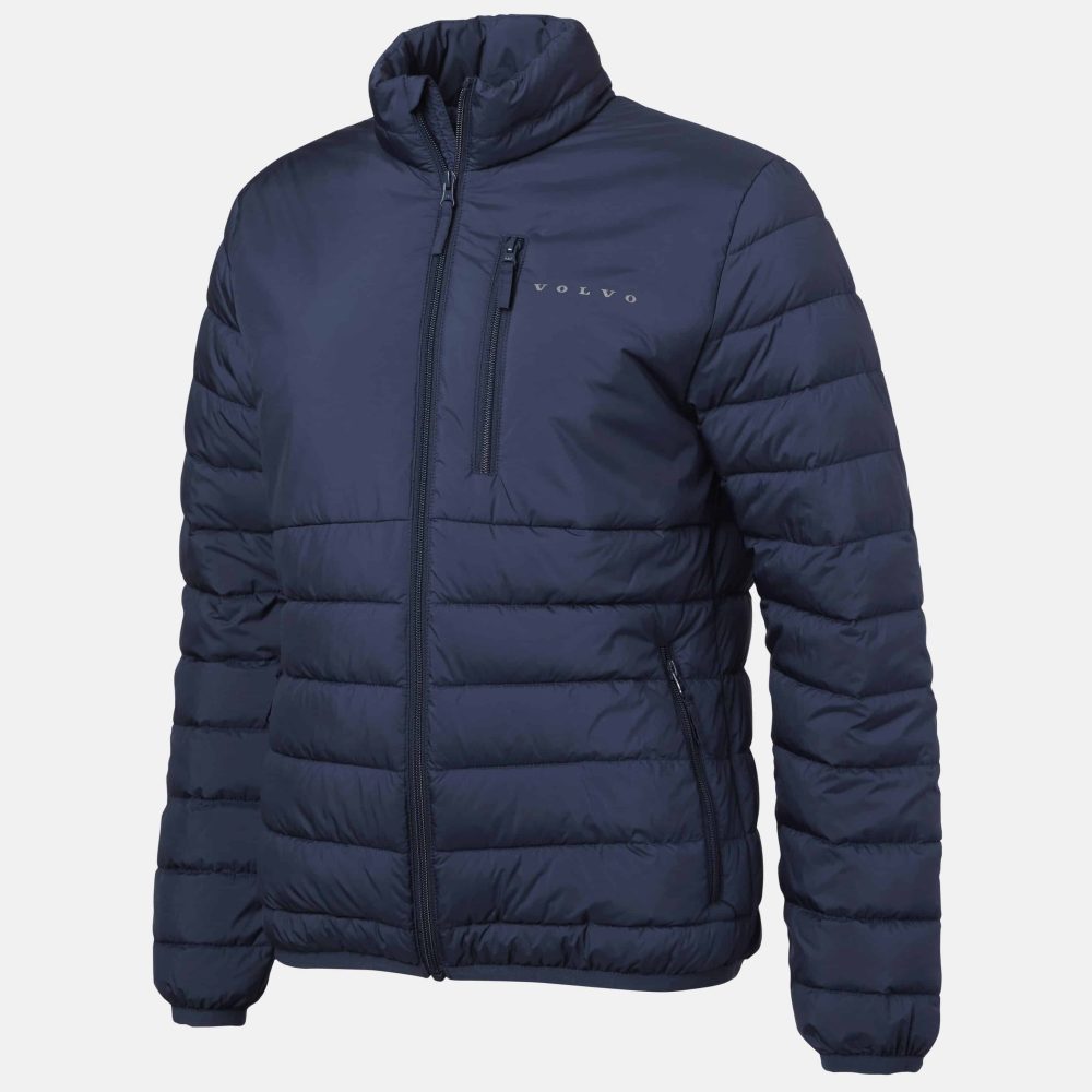 Volvo Word Mark - Naisten Kevyt Takki - Musta, Navy - Image 2