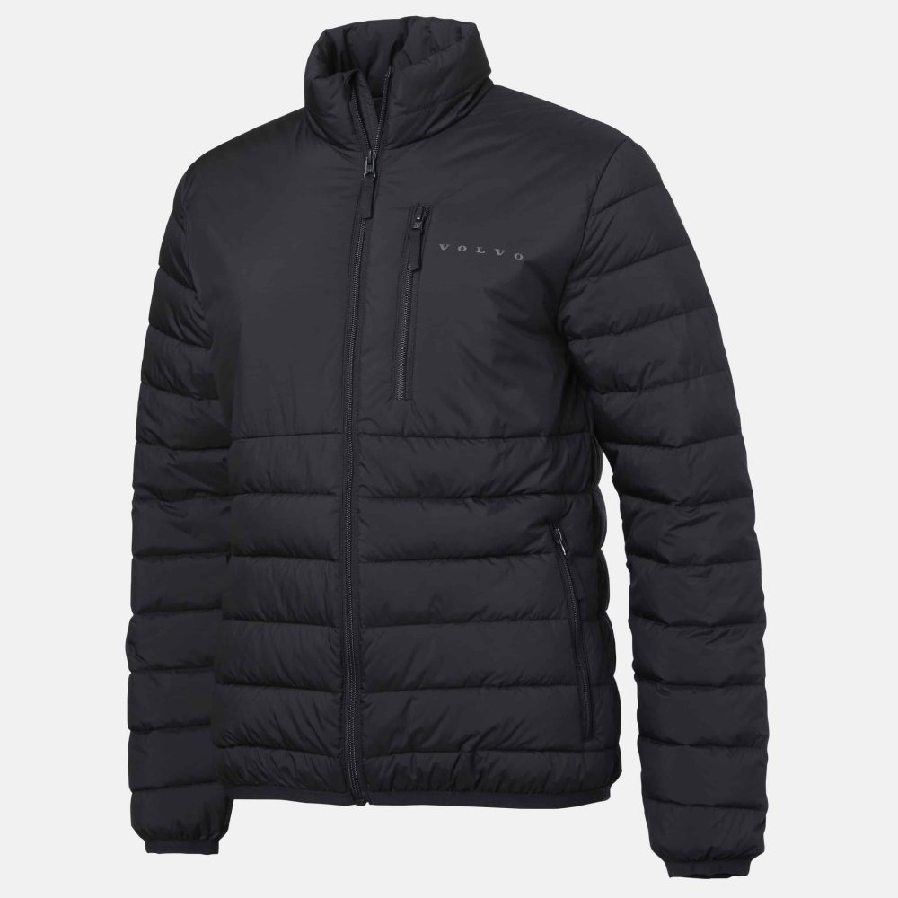 Volvo Word Mark - Naisten Kevyt Takki - Musta, Navy
